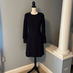 J Crew Black Dress, Size 2 Tall